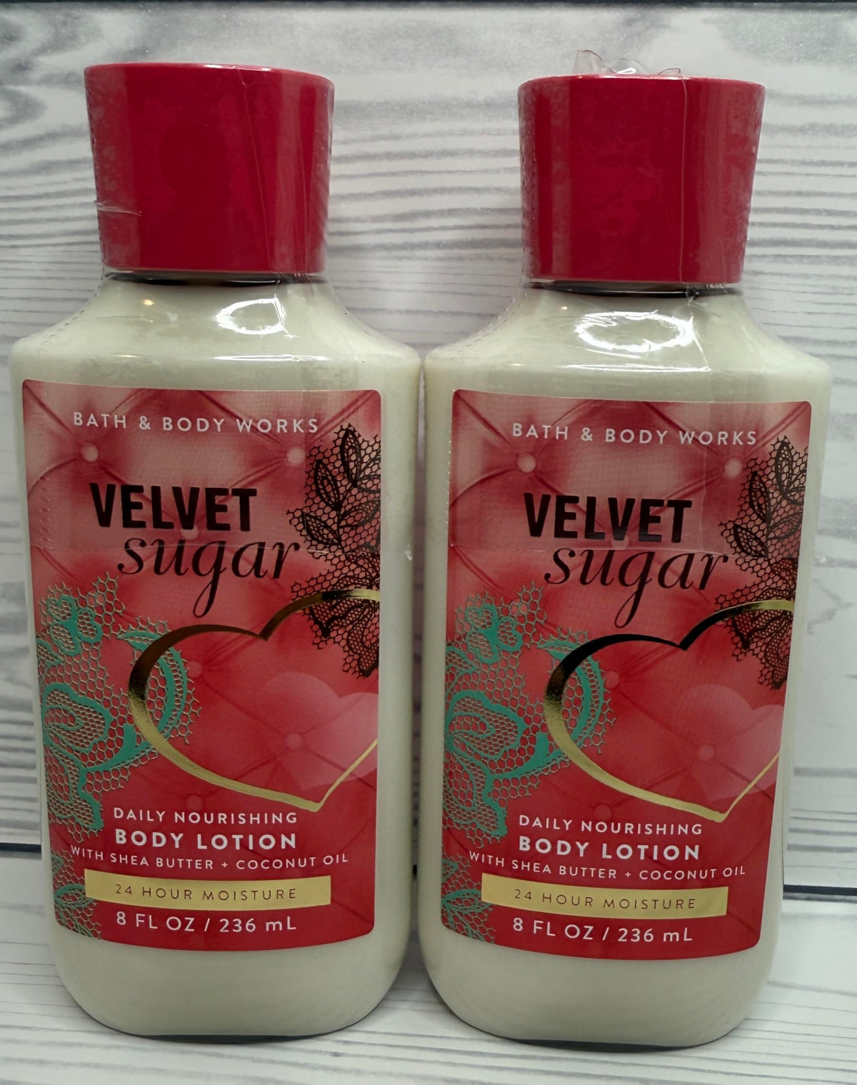 Bath & Body Works Body Velvet Sugar Lotion 8 Ounces Each Pack of 2