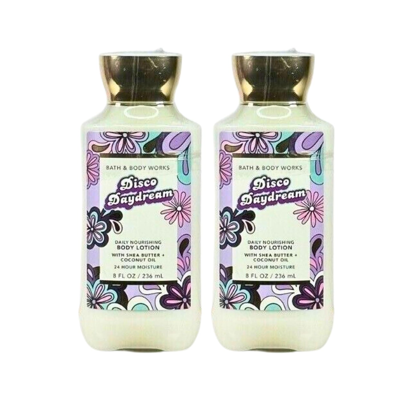 Bath & Body Works Body Lotion Pack of 2, 8oz Each (Disco Daydream) Beauty & Personal Care Bath & Body Works