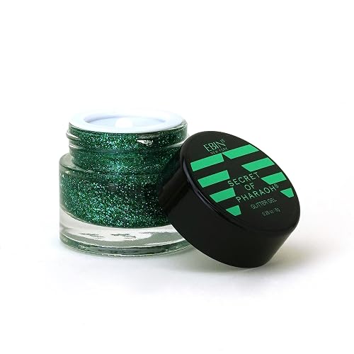 Dazzle and Delight: Secret of Pharaoh Glitter Gel for Hair, Body and Face - Lucky Clover | 6 Vibrant Colors, Long Lasting Sparkles, Ideal for Parties Beauty & Personal Care EBIN NEW YORK