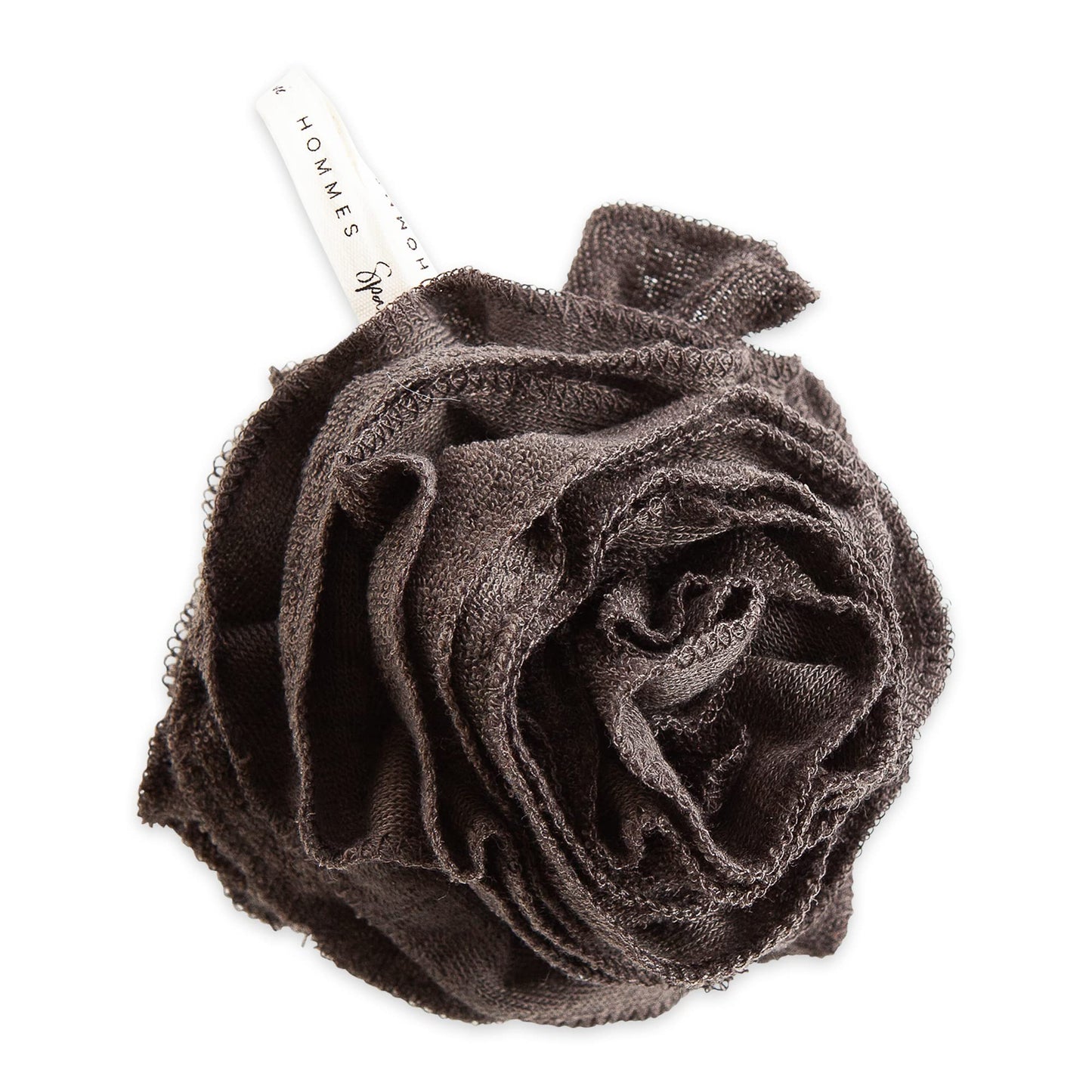 Urbana Spa Prive Men's Bamboo Charcoal Collection, Shower Pouf, Brown (6338) Beauty and Personal Care Urbana