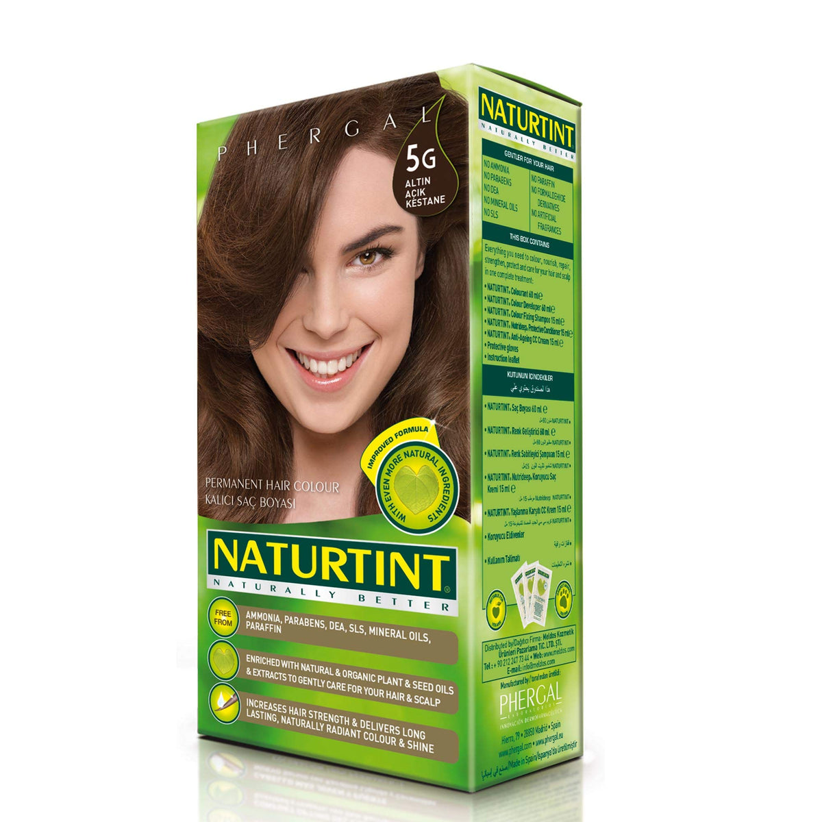 Naturtint NATURTINT HAIR COLOR, 5G, LT GLDN CHS, 5.28 FZ Beauty & Personal Care Naturtint