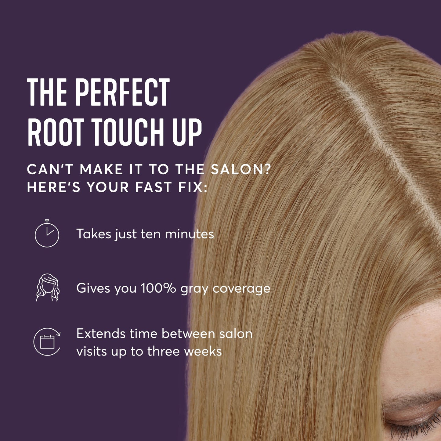 Madison Reed Root Perfection Root Touch Up Kit - 8N Bergamo Dark Blonde, 2 Permanent Applications, 100% Gray Coverage in 10 Min | PPD-Free Beauty & Personal Care Madison Reed