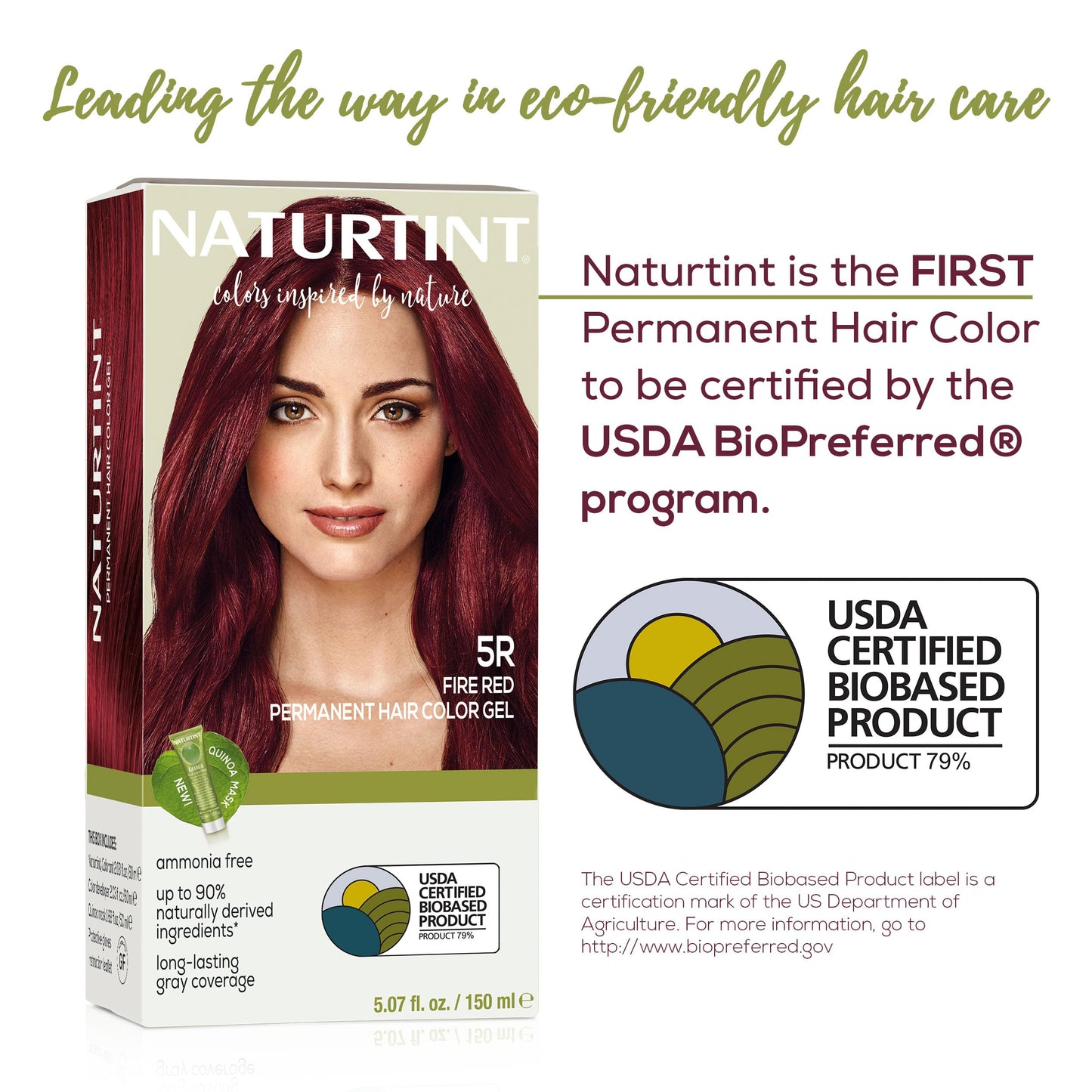 Naturtint 5R Fire Red Permanent Hair Color (Pack of 1), Ammonia Free, Vegan, Cruelty Free, up to 100% Gray Coverage, Long Lasting Results (Packaging Beauty & Personal Care Naturtint