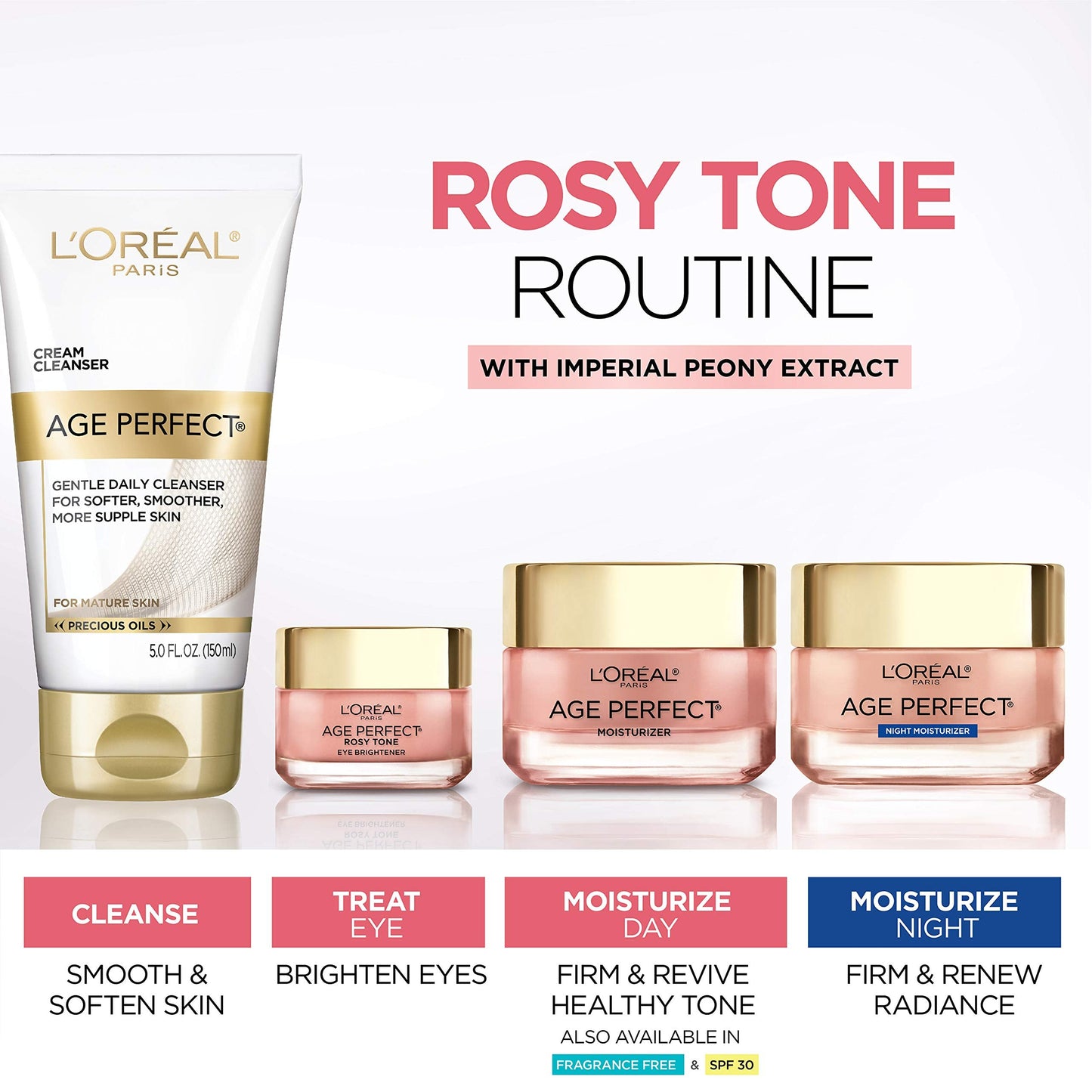 L'Oreal Paris Age Perfect Rosy Tone Anti-Aging Eye Cream, For Dark Circles & Wrinkles .5 oz Beauty & Personal Care L'Oreal Paris
