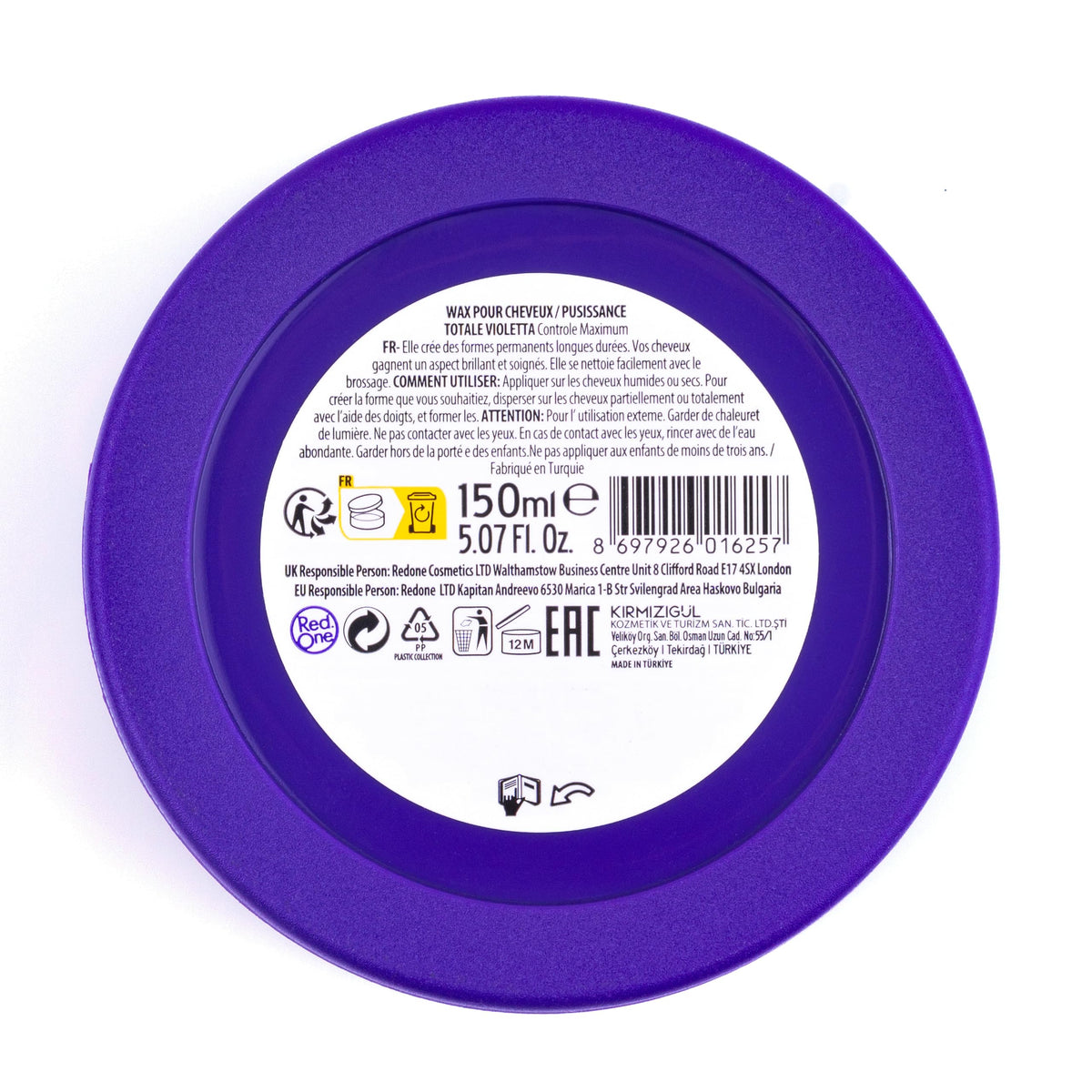 Redone Hair Styling Wax Violetta 150ml | Strong Hold & High Shine Gel Wax for Men & Women | Lavender Scent | Long Lasting Edge Control & Wet Look Hair Beauty & Personal Care Redone