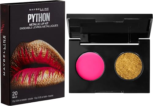 Maybelline New York Lip Studio Python Metallic Lip Makeup Kit, Wild, 0.09 oz. Beauty & Personal Care MAYBELLINE
