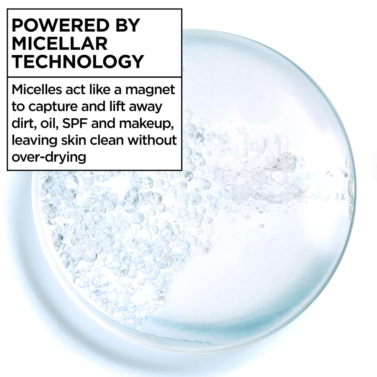 Garnier SkinActive Micellar Cleansing Water, For Waterproof Makeup, 3.4 Fl Oz