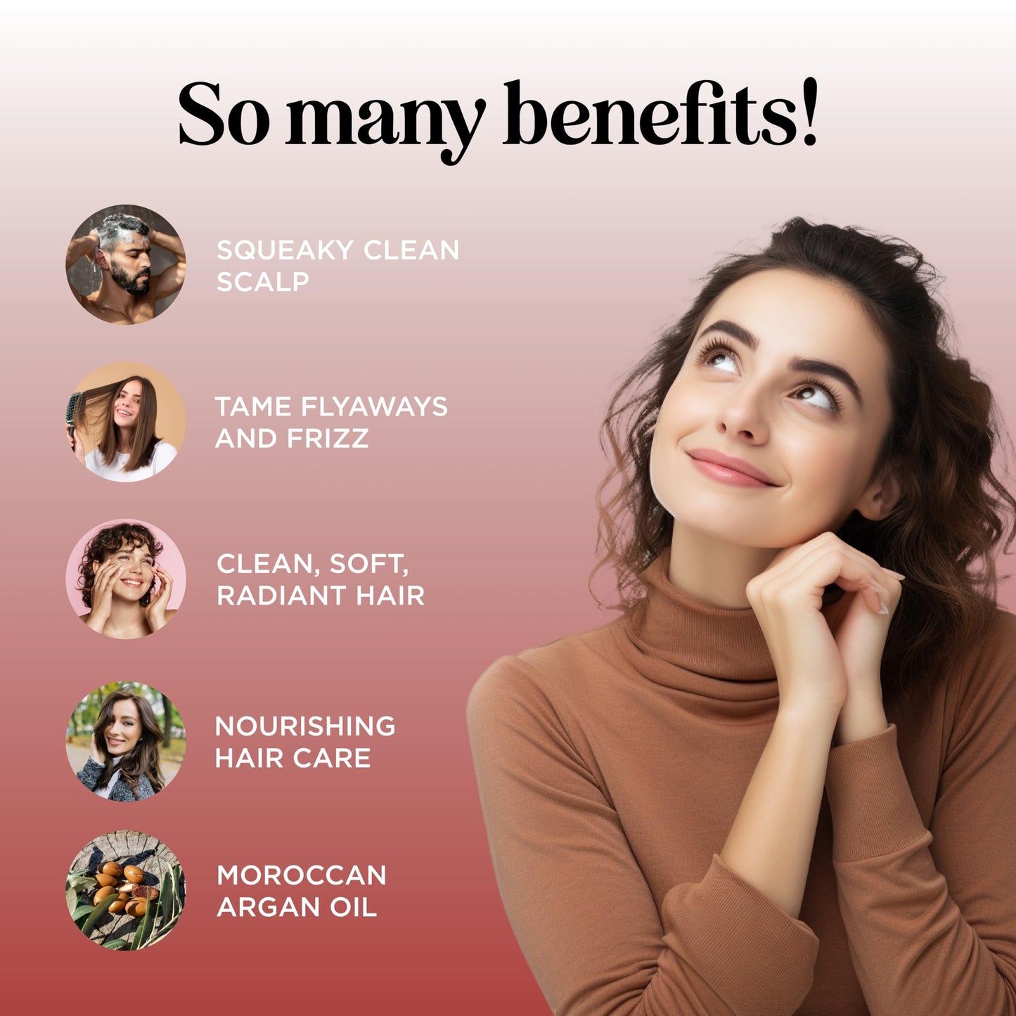 Argan Oil Shampoo and Conditioner for Dry Hair - Paraben and Sulfate Free Shampoo and Conditioner Set for Dry Hair Frizz Curl Care and Split Ends Beauty & Personal Care Maple Holistics