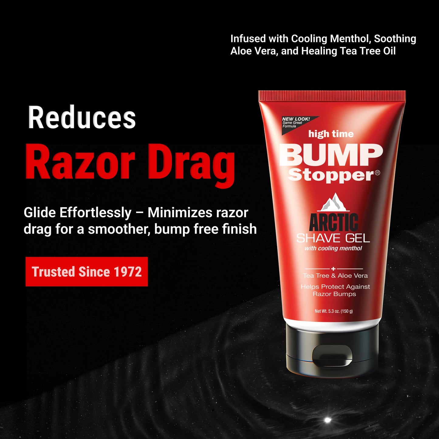High Time Bump Stopper Shave Gel Arctic Haze 5.3 Ounce (156ml) (2 Pack) Beauty & Personal Care high time