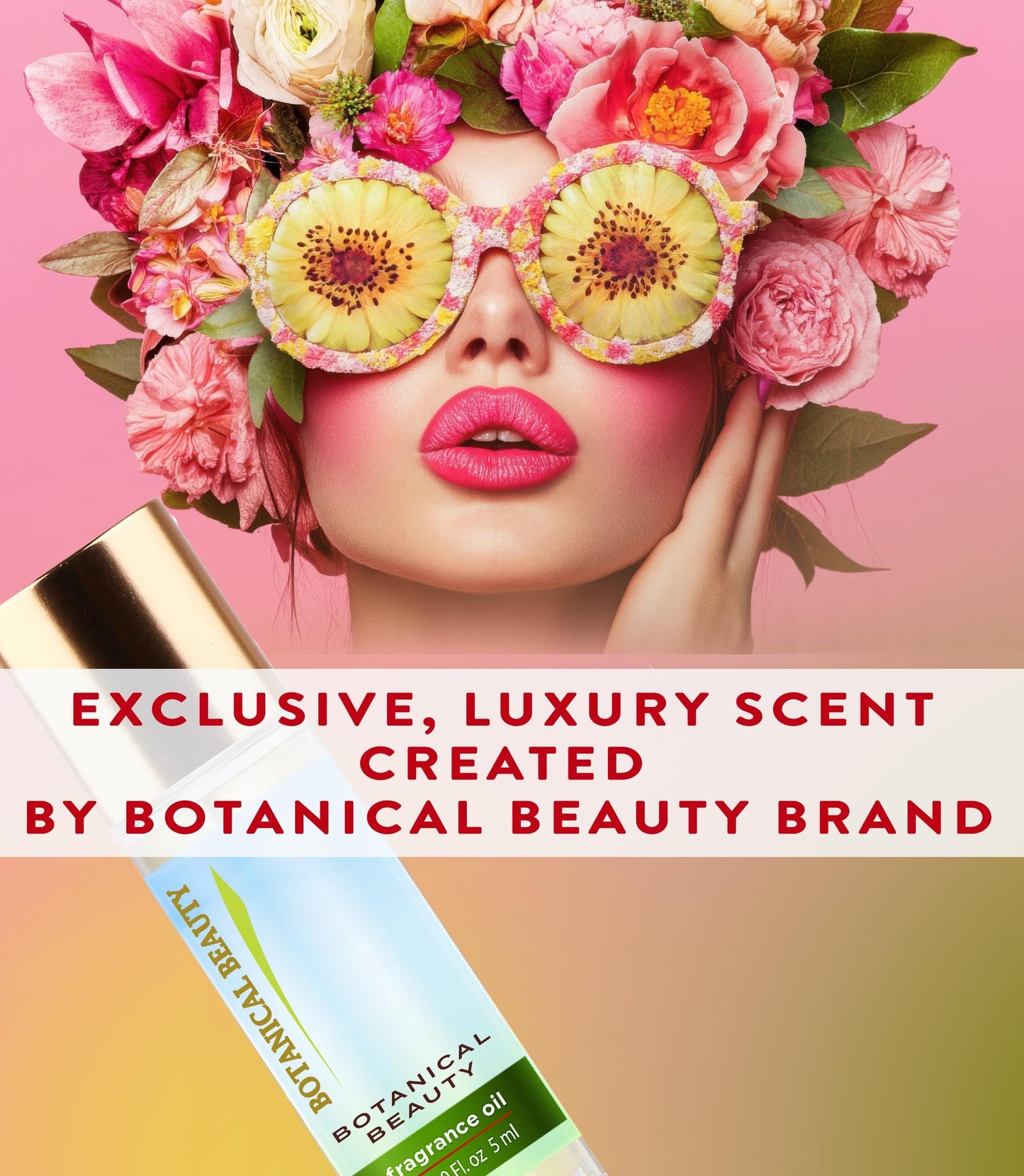 Botanical Beauty' FRAGRANCE OIL ROLL-ON 0.169 FL OZ (5 ML) Rollerball Perfume, Alcohol-Free, Long Lasting an exclusive luxury scent with Pink Sugar Beauty & Personal Care Botanical Beauty