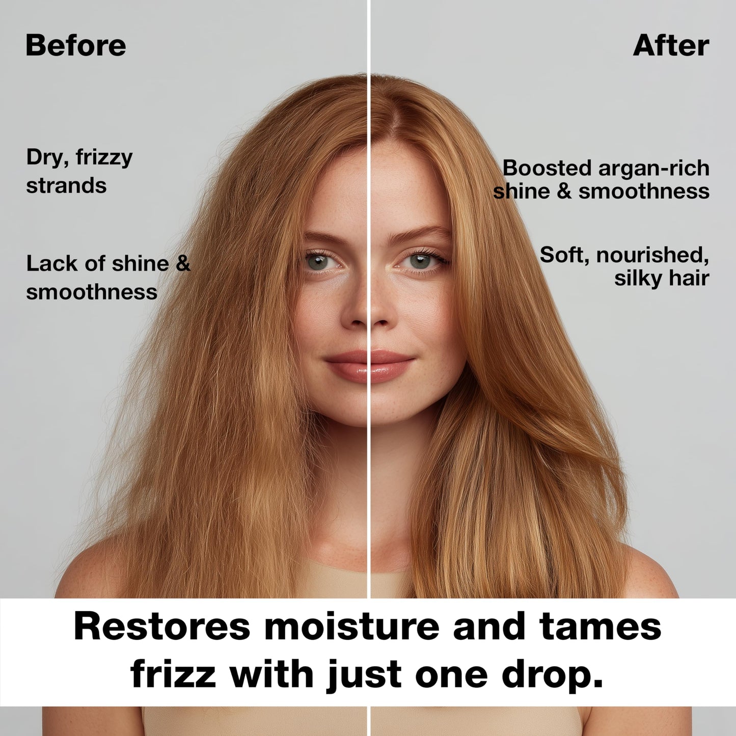GK HAIR Oil - Argan Oil Heat Protectant Serum -Lightweight Hair Serum -Perfect For Keratin,Frizzy, Curly, Dry & Damaged ends-Adds Shine Beauty & Personal Care GK HAIR