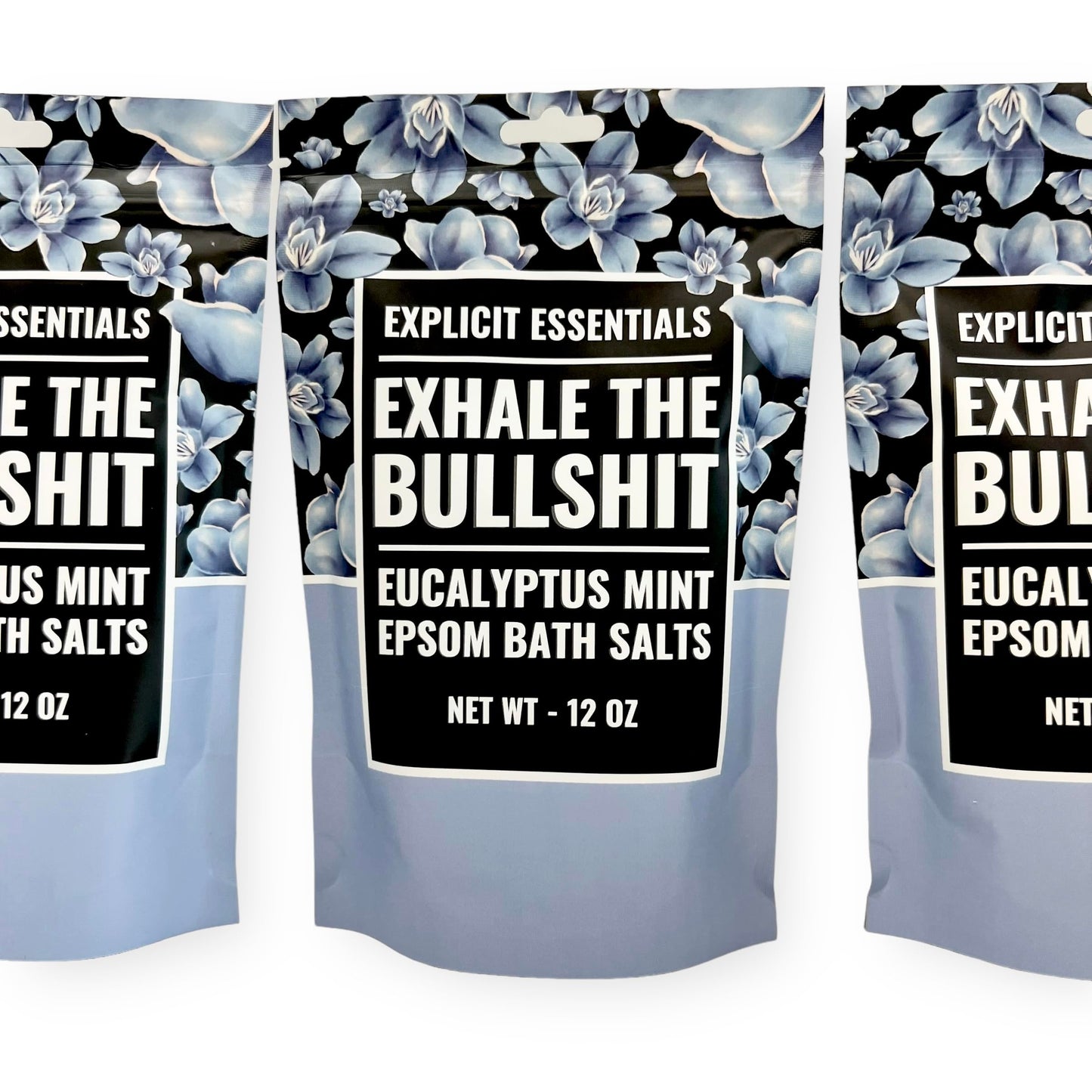 Explicit Essentials Eucalyptus Mint Epsom Bath Salts, Relaxing Aromatherapy Blend, 12 oz Beauty and Personal Care Explicit Essentials