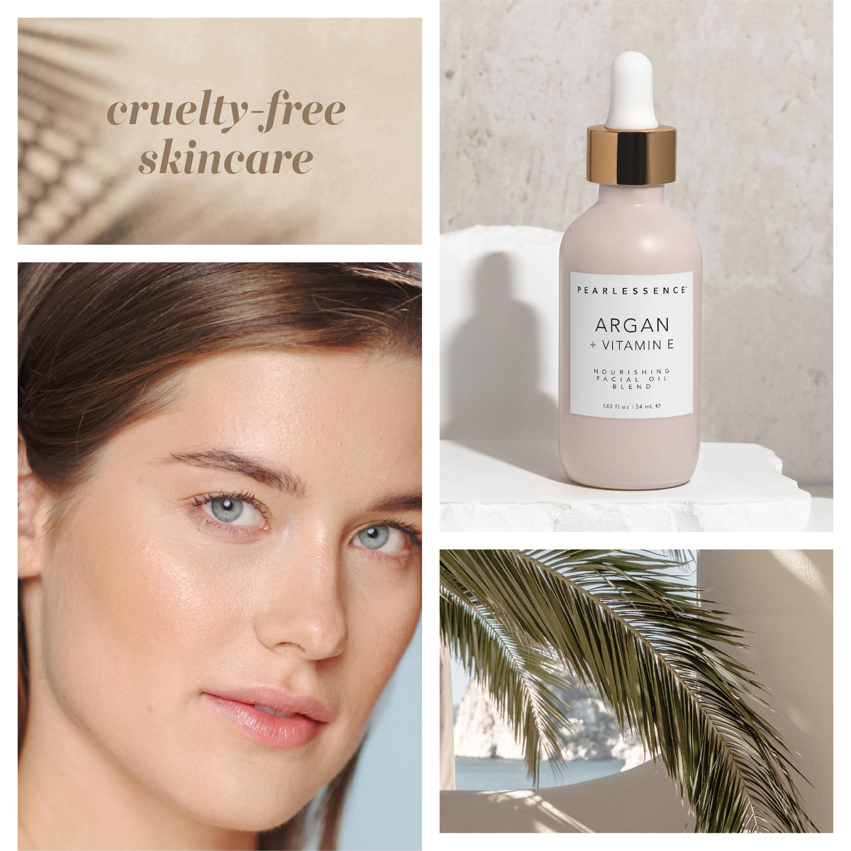Pearlessence Argan & Vitamin E Facial Oil | Powerful Hydration to Help Balance, Revive & Rejuvenate Skin | Made in USA, Cruelty Free & Paraben Free Beauty & Personal Care Pearlessence