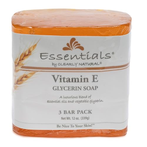 Clearly Natural Glycerine Bar Soap, Vitamin E, 3 Count Beauty & Personal Care Clearly Natural