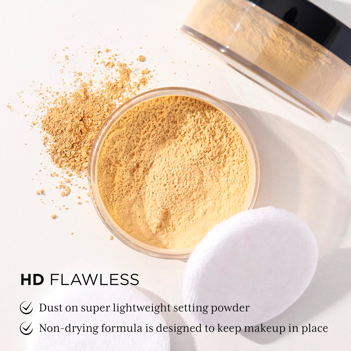 Absolute New York, Brightening Banana Milled Loose HD Flawless Setting Powder