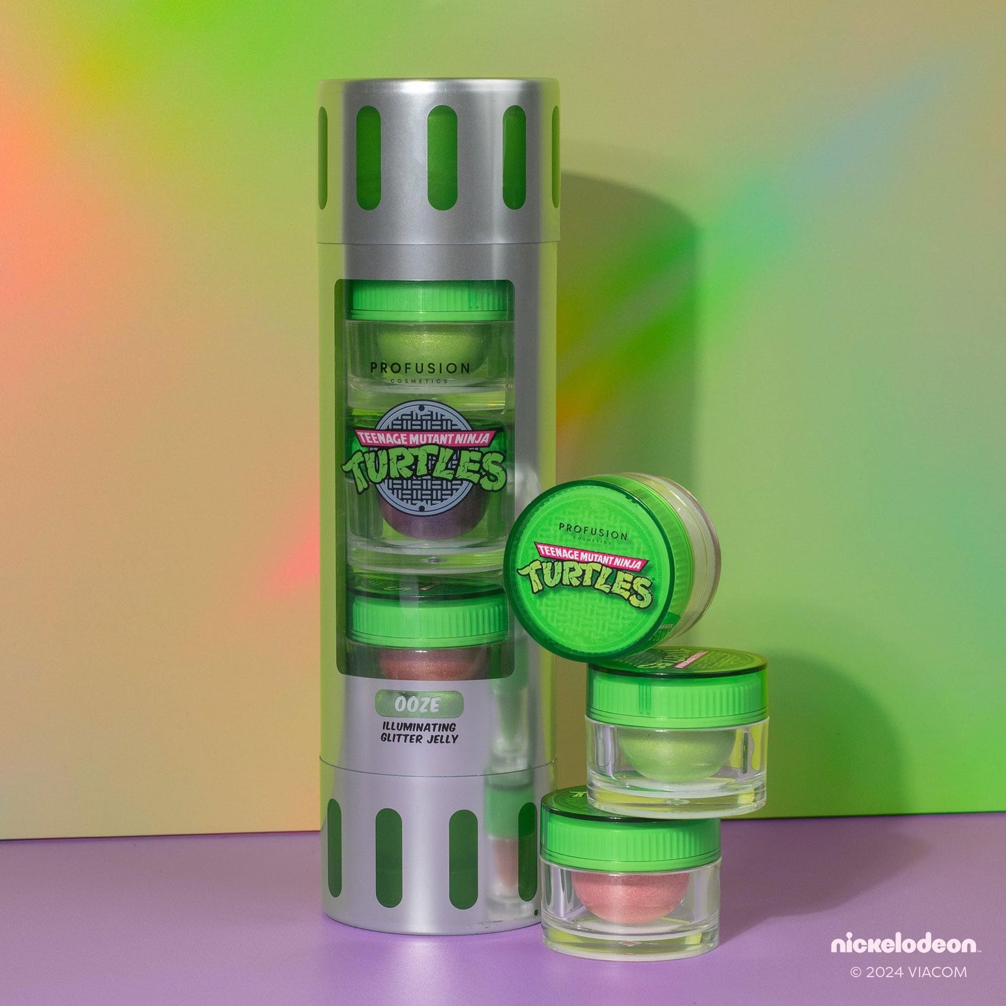 Profusion Cosmetics TMNT Illuminating 3 PC Face & Body Glitter Jelly Set, Long-Lasting Hydrating Jelly for Party Makeup, Multi-Purpose Glitter Gel Beauty & Personal Care Profusion Cosmetics
