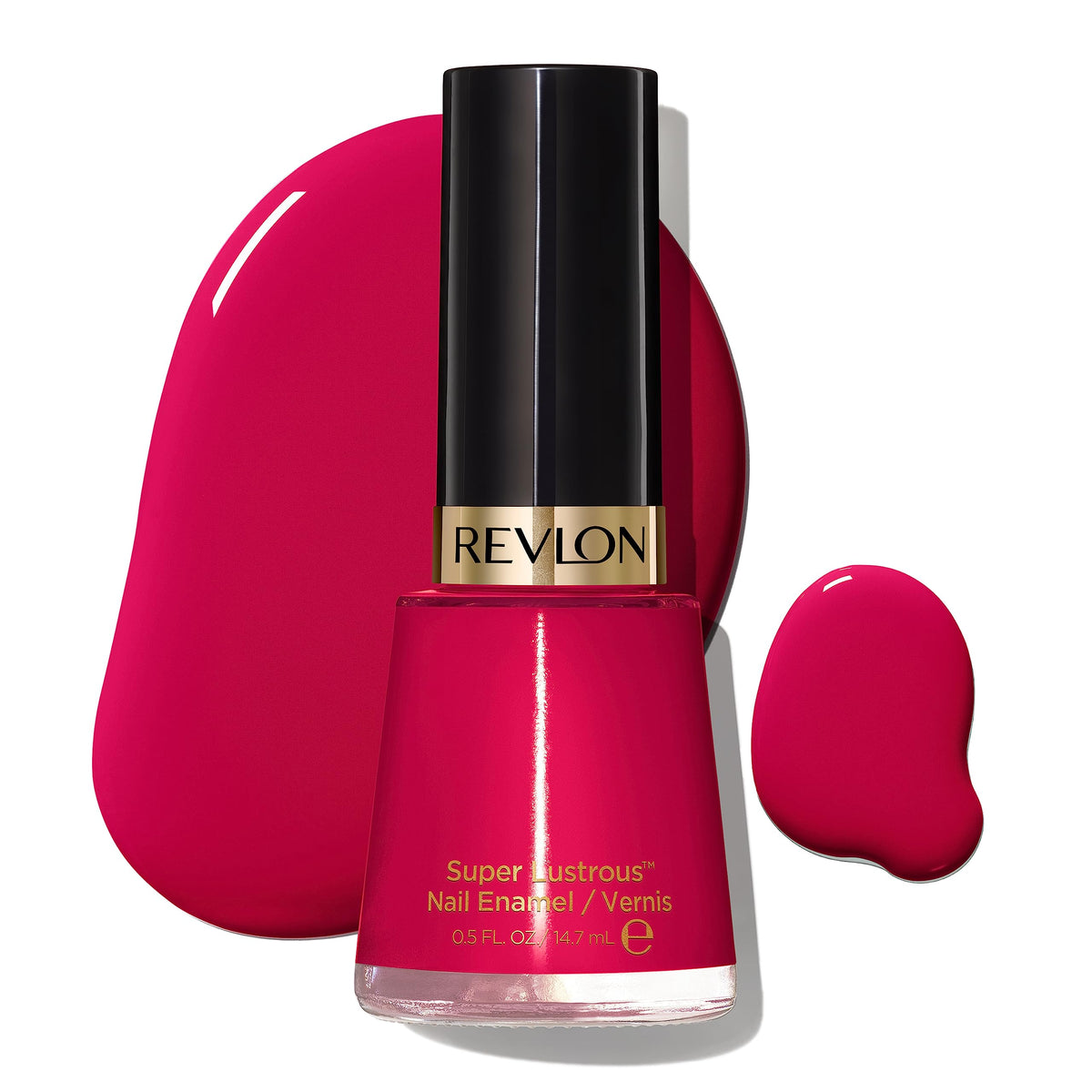 Revlon Super Lustrous Nail Polish, Chip-Resistant & Longwear Formula, High Shine Finish, 270 Cherries In The Snow, 0.5 fl oz Beauty & Personal Care REVLON