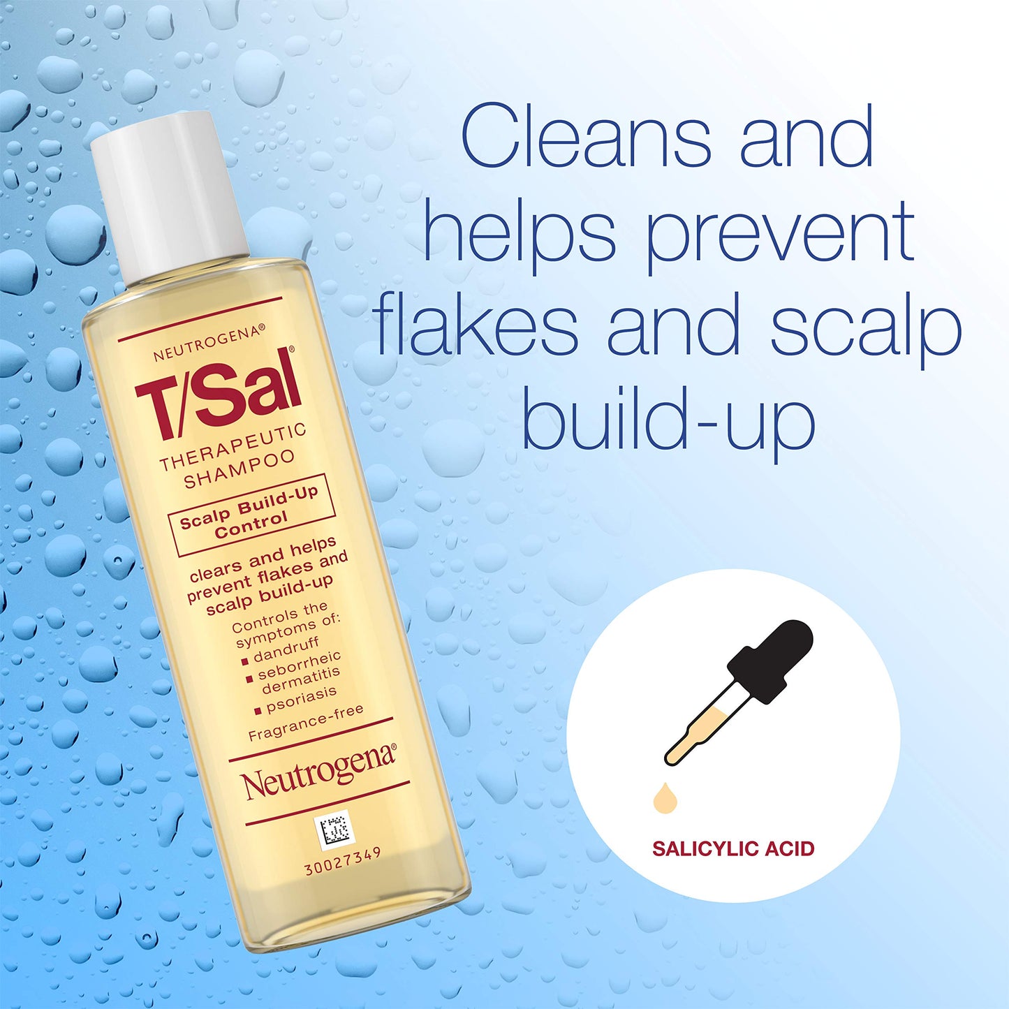 Neutrogena T/Sal Therapeutic Scalp Shampoo for Scalp Build-Up Control with 3% Salicylic Acid, Scalp Treatment for Dandruff, Scalp Psoriasis Beauty & Personal Care Neutrogena