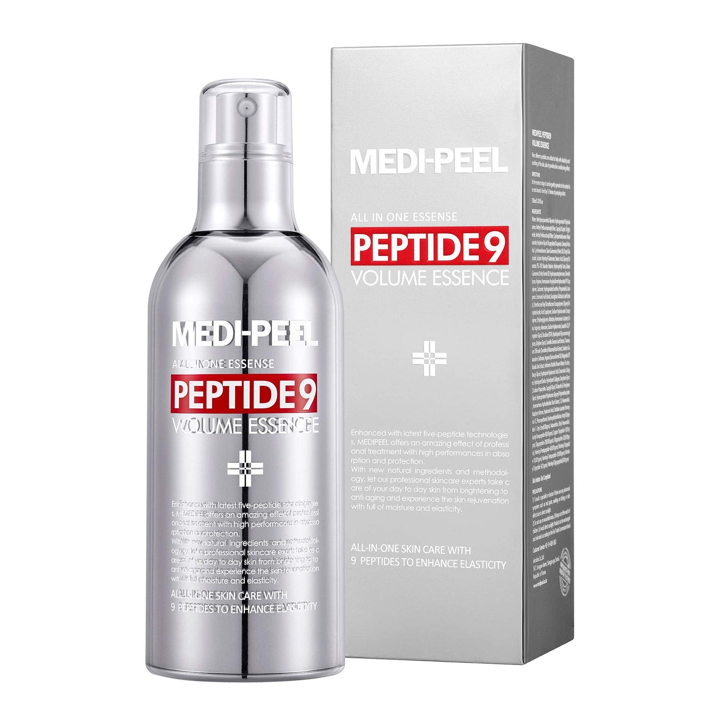 Medi-Peel Peptide 9 Volume All in one Essence 3.38 fl.oz. / 100ml, Anti Wrinkle, Collagen Formula, Brightening Effect, Instant Hydration, Skin Beauty & Personal Care MEDI-PEEL