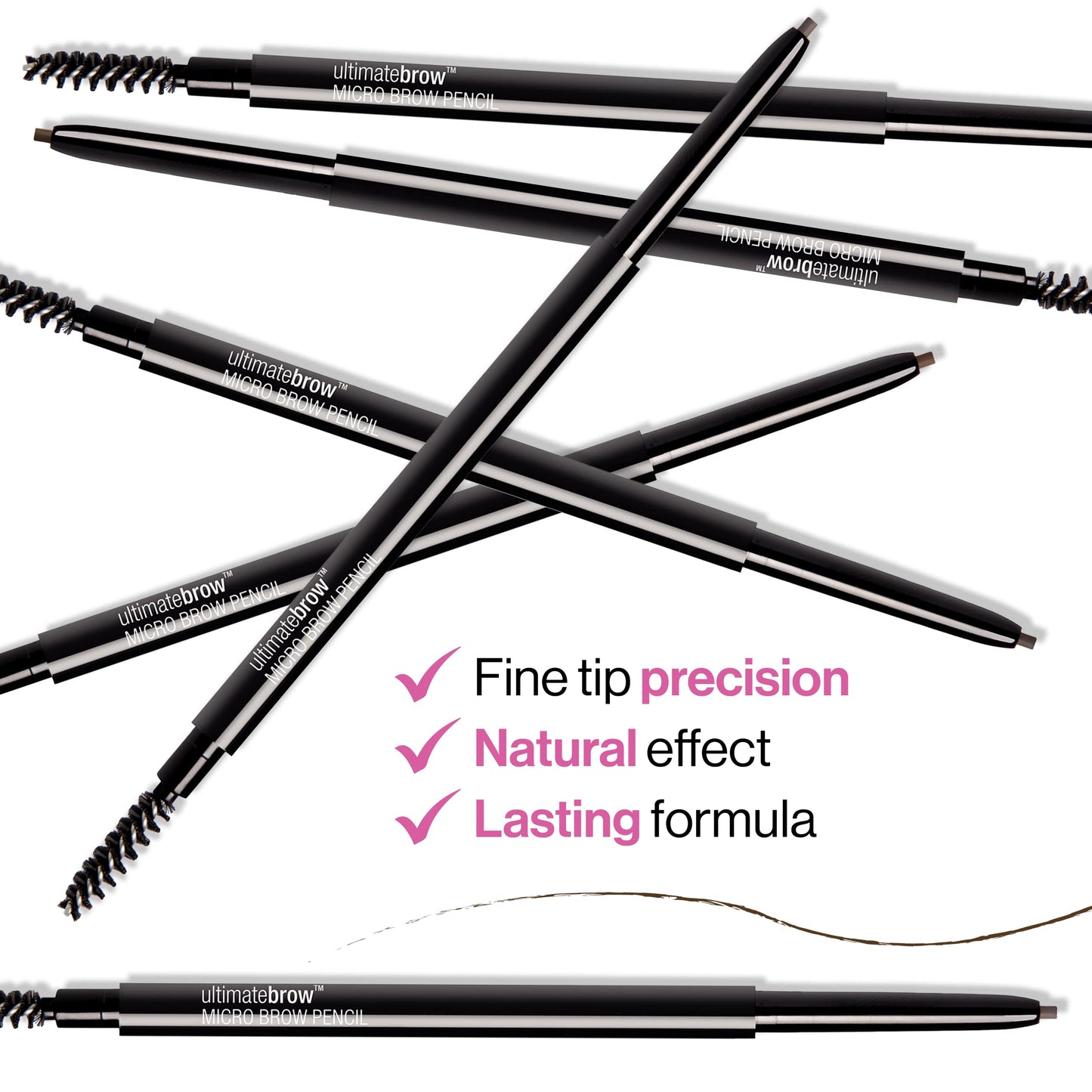 Wet n Wild Ultimate Brow Micro Eyebrow Retractable Pencil, Soft Brown, Ultra Fine 1.5mm Tip, Draws Tiny Brow Hairs Beauty & Personal Care wet n wild