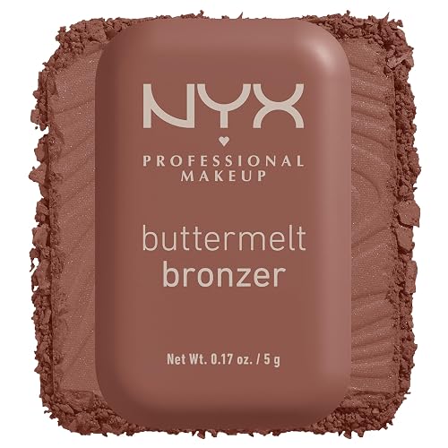 NYX PROFESSIONAL MAKEUP Matte Buttermelt Bronzer, Longwear Face Makeup with Up to 12 Hours of Wear, Vegan Formula - Butta Off (Medium Deep Golden) Beauty & Personal Care NYX PROFESSIONAL MAKEUP