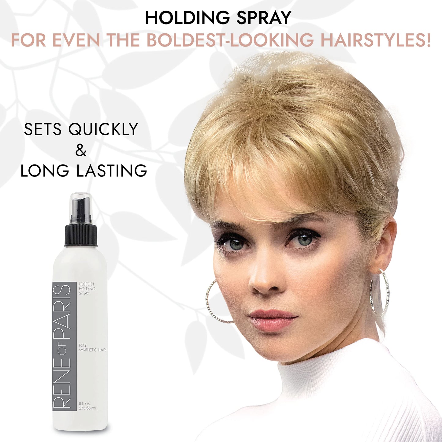 Rene of Paris Extra Hold Finishing & Setting Hairspray For Synthetic Wigs & Hairpieces - 8 Fl Oz Beauty & Personal Care Rene of Paris