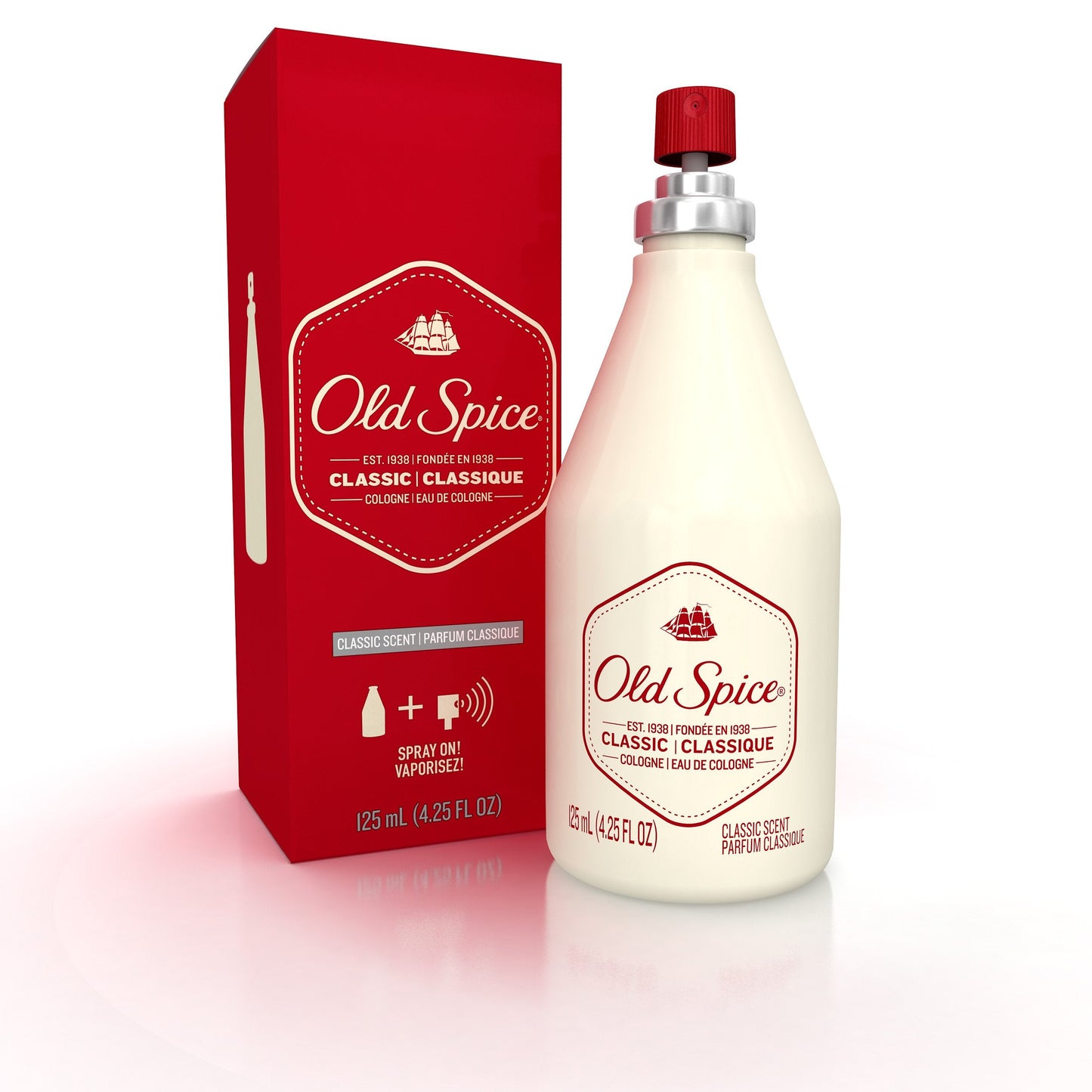 Old Spice Classic Cologne Spray 4.25 oz Beauty & Personal Care Old Spice