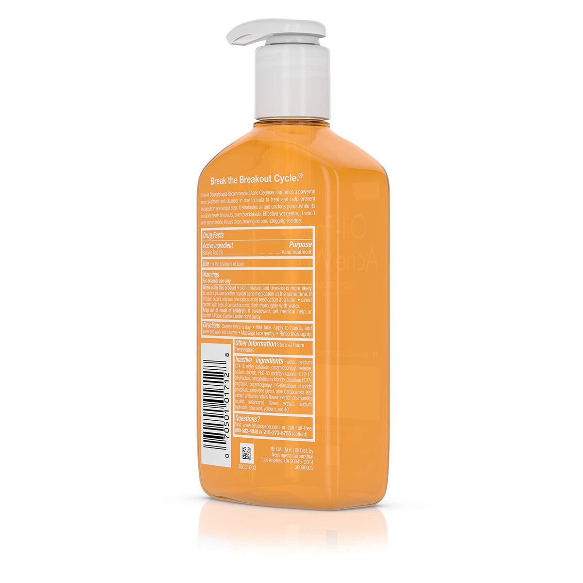Neutrogena Acne Wash, Oil-Free, 9.1 oz Beauty & Personal Care Neutrogena