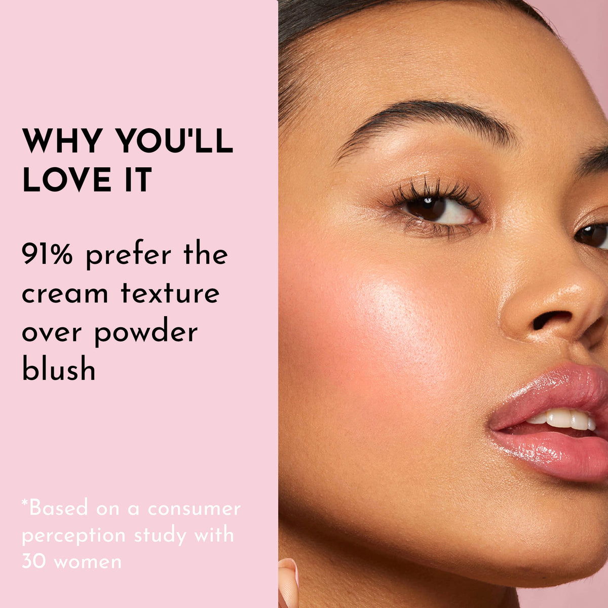 LAWLESS Pinch My Cheeks Soft-Blur Cream Blush - Gumdrop - Premium Blush with Natural Ingredients to Re-Energize and Protect the Skin While Imparting a