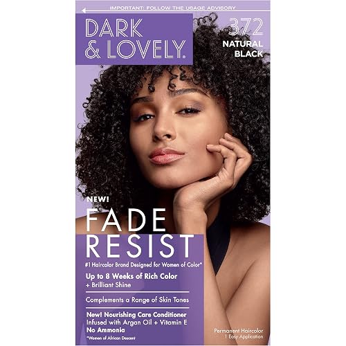 Dark & Lovely Color #372 Natural Black (6 Pack) Beauty & Personal Care Dark and Lovely