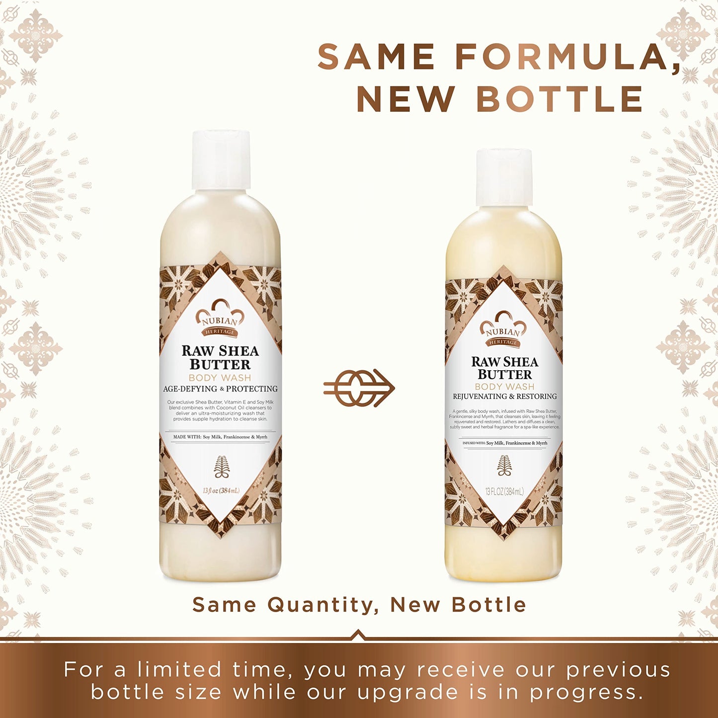 Nubian Heritage Body Wash Raw Shea & Myrr 13 Fz5 Beauty & Personal Care Nubian Heritage