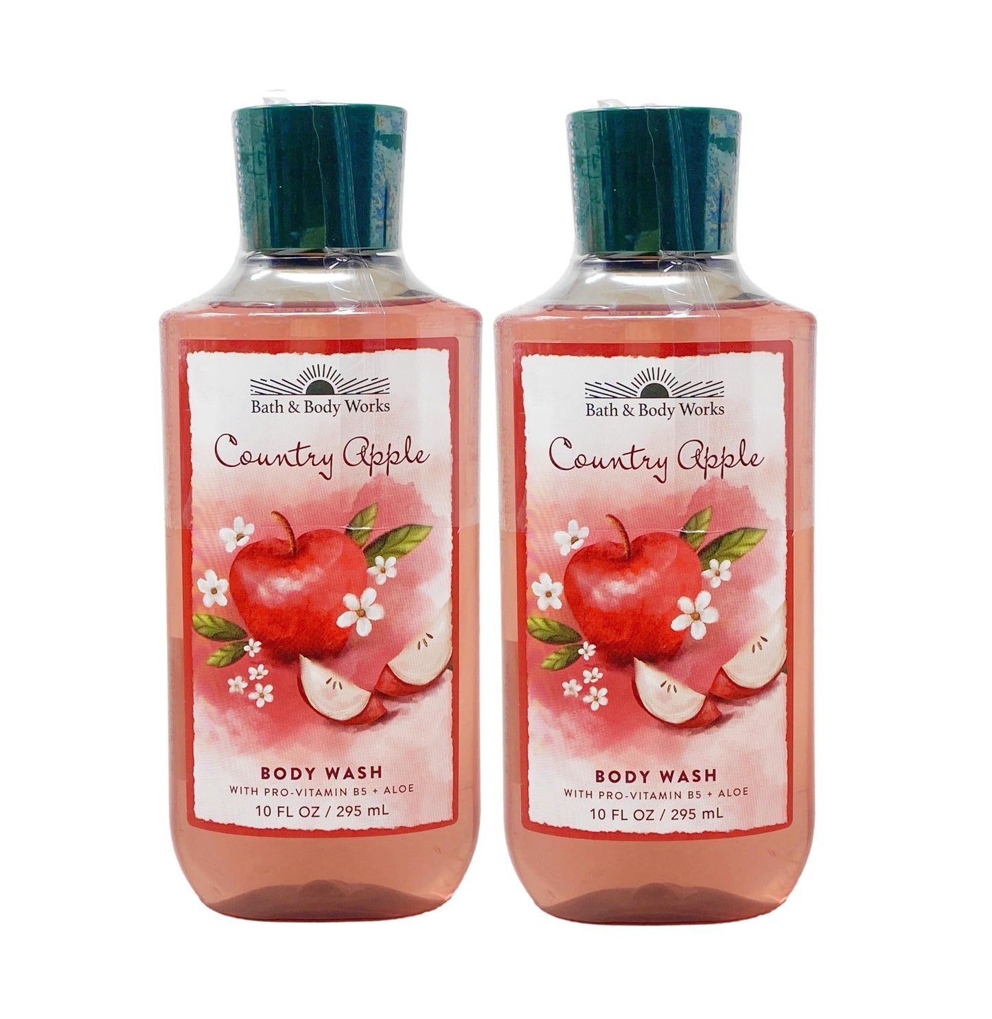 Bath and Body Works (2) Country Apple Shower Gels-10 oz. Bottles Beauty & Personal Care Bath & Body Works