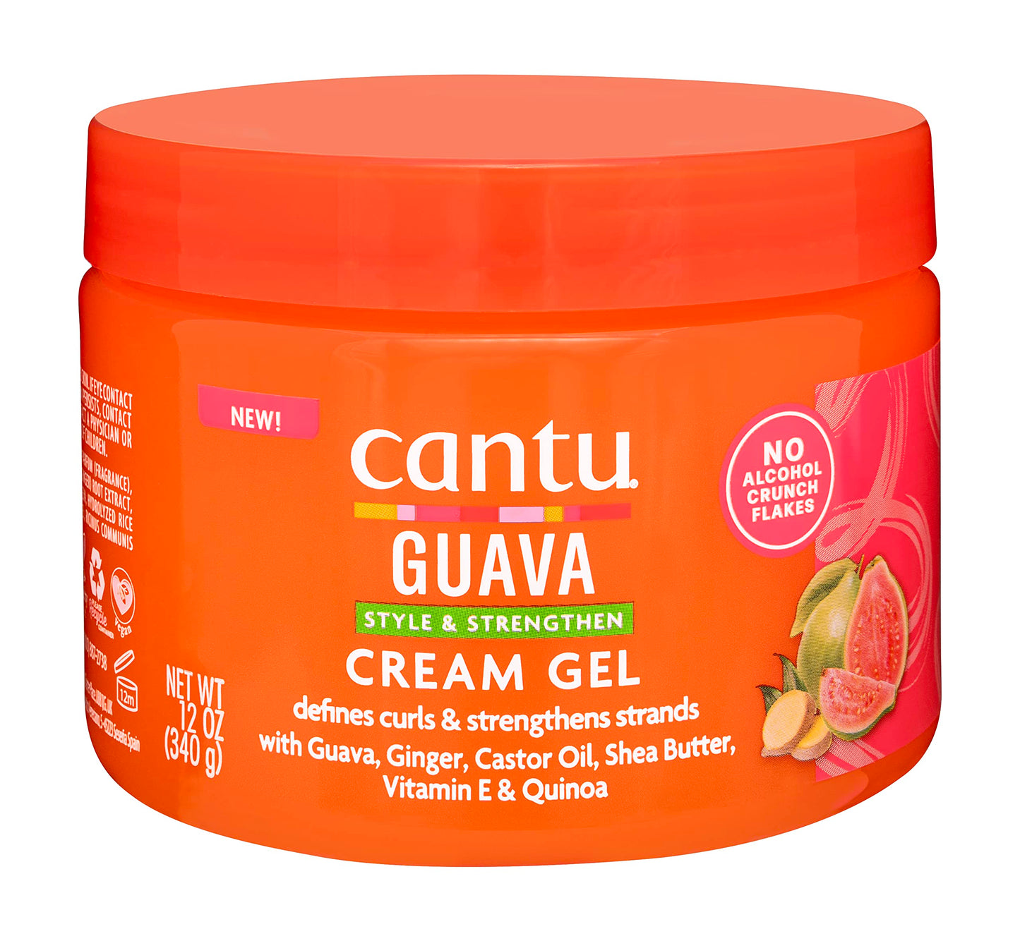 Cantu Guava Style & Strengthen, Cream Gel, 12 oz (340 g) Beauty & Personal Care Cantu