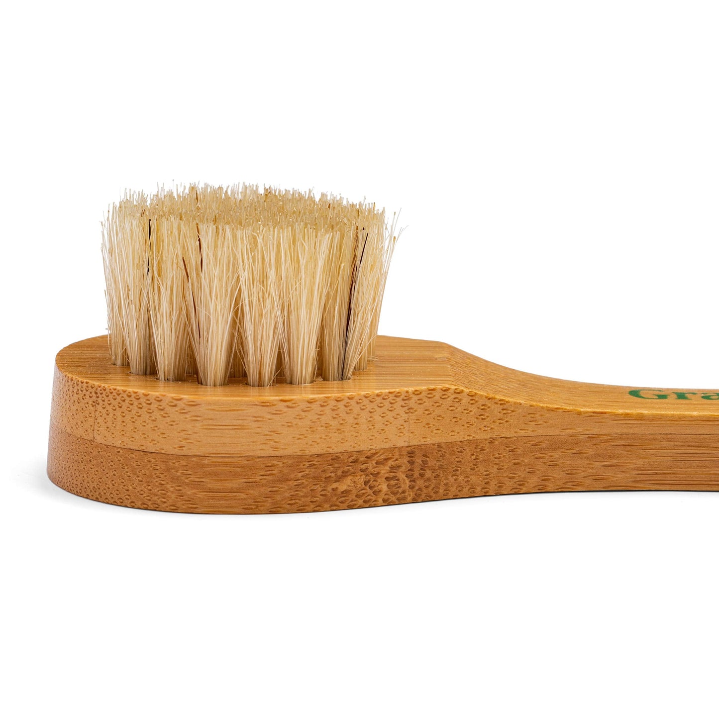 GranNaturals Manual Facial Brush Dry Brushing Scrubber - Stiff Boar Bristles for Exfoliation - Promotes Lymphatic Drainage, Deep Cleansing, Gentle Beauty & Personal Care GranNaturals