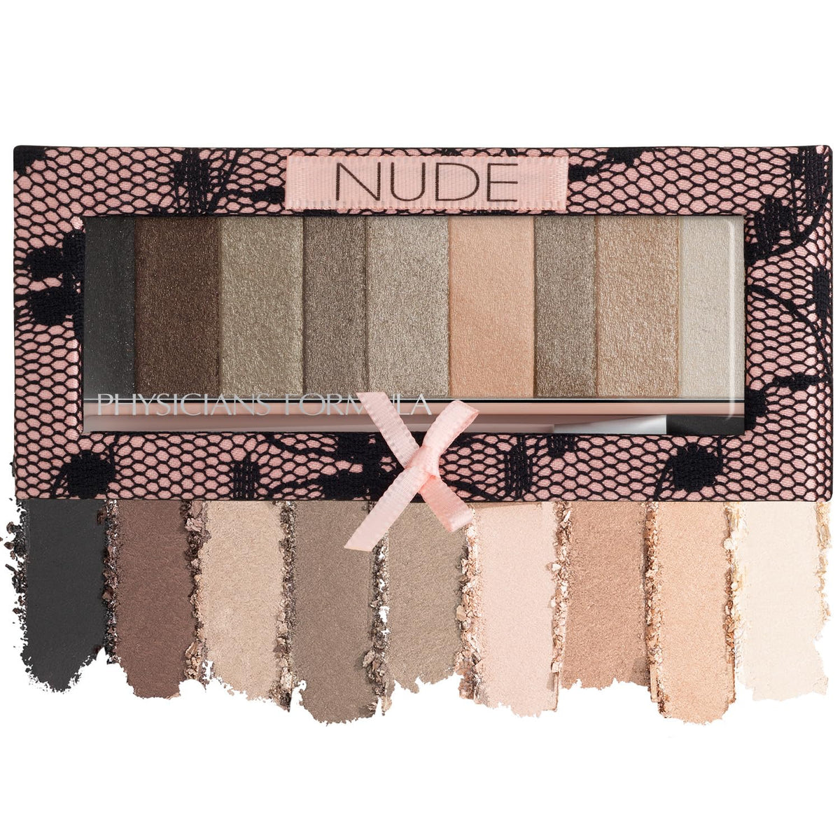 Physicians Formula Shimmer Strips Eyeshadow, Multi-Finish Nude Palette with Extreme Shimmer, Hypoallergenic & Cruelty-Free - Nude