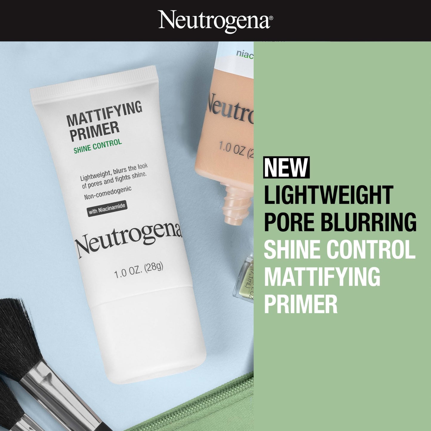 Neutrogena Mattifying Primer with Shine Control, Lightweight Pore Blurring Face Primer Blurs the Look of Pores & Helps Reduce Shine, Matte Primer Beauty & Personal Care Neutrogena