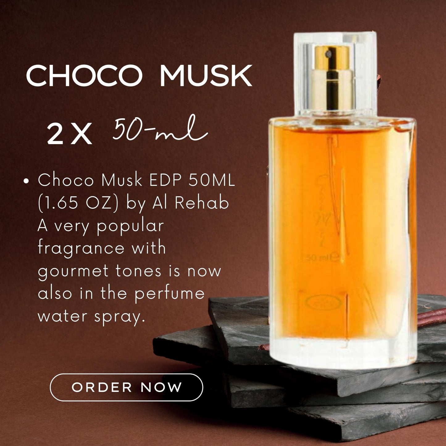 Tooba Fashion Choco Musk Eau De Arabian Parfum Spray for Women, Super Rich Amazing Fragrance 50 ml/1.7 Oz 2 Pack Beauty & Personal Care Tooba Fashion
