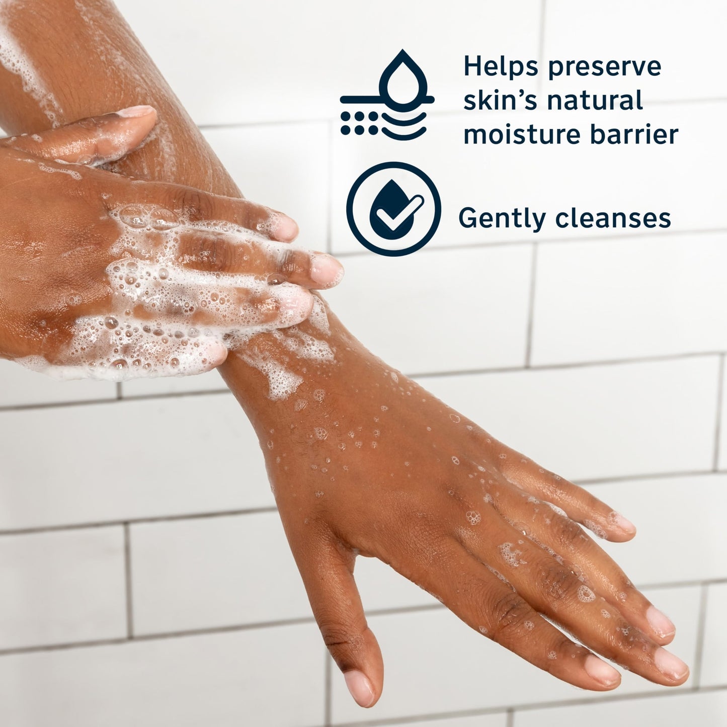 Lubriderm Daily Moisture Body + Face Wash, Hydrating Body Wash + Moisturizing Facial Cleanser with Pro-Ceramide & Shea Butter to Gently Cleanse, Light Beauty & Personal Care Lubriderm