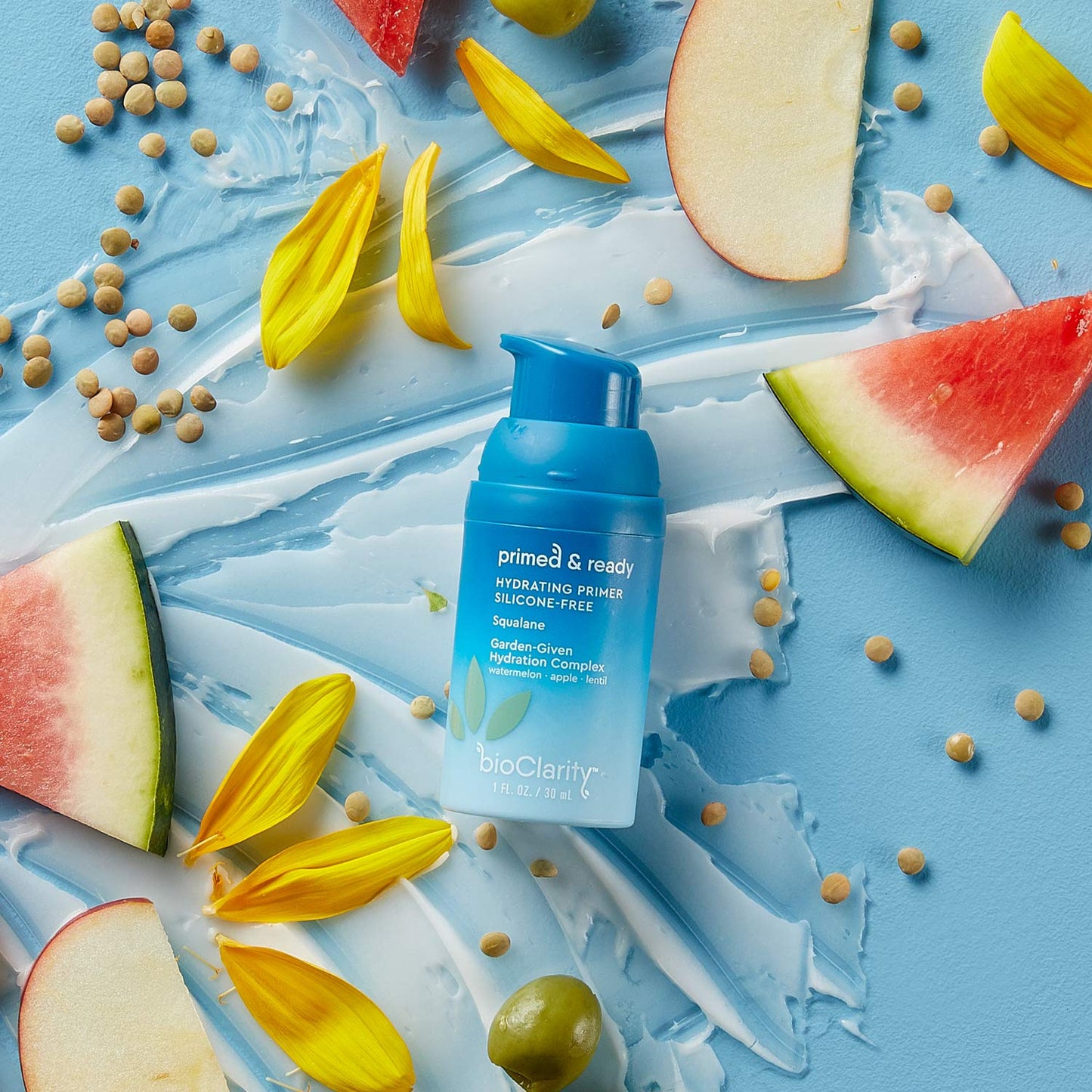 BioClarity Silicone-Free Moisturizing Primer, 100% Vegan, Non-Toxic, Doubles as Everyday Moisturizer, With Squalane, Vitamin E, Lentil & Watermelon Beauty & Personal Care BioClarity