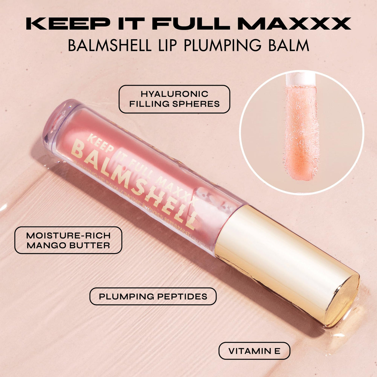 Milani Lip Balm, Keep It Full Maxxx Balmshell Lip Plumper with Jojoba Oil, Avocado Oil & Vitamin E for Hydrated, Full, Pillowy Lips (0.15 Fl. Oz.) Beauty & Personal Care Milani
