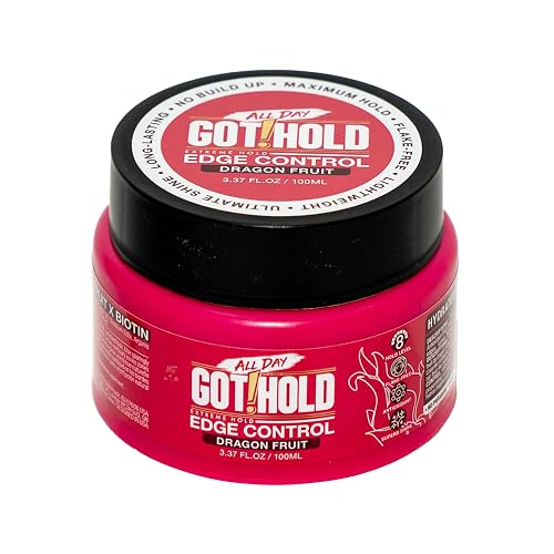 ALL DAY GOT HOLD Extreme hold Dragon Fruit Edge Control 3.37 fl.oz/100ml Beauty & Personal Care ALL DAY GOT HOLD