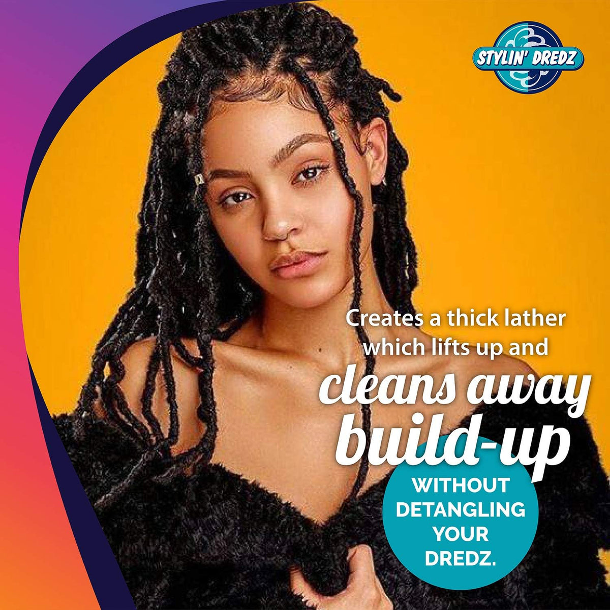 Stylin Dredz Spray Shampoo - Dreadlock Shampoo - Residue Free with Tea Tree Oil - 350 ml Pack of 2