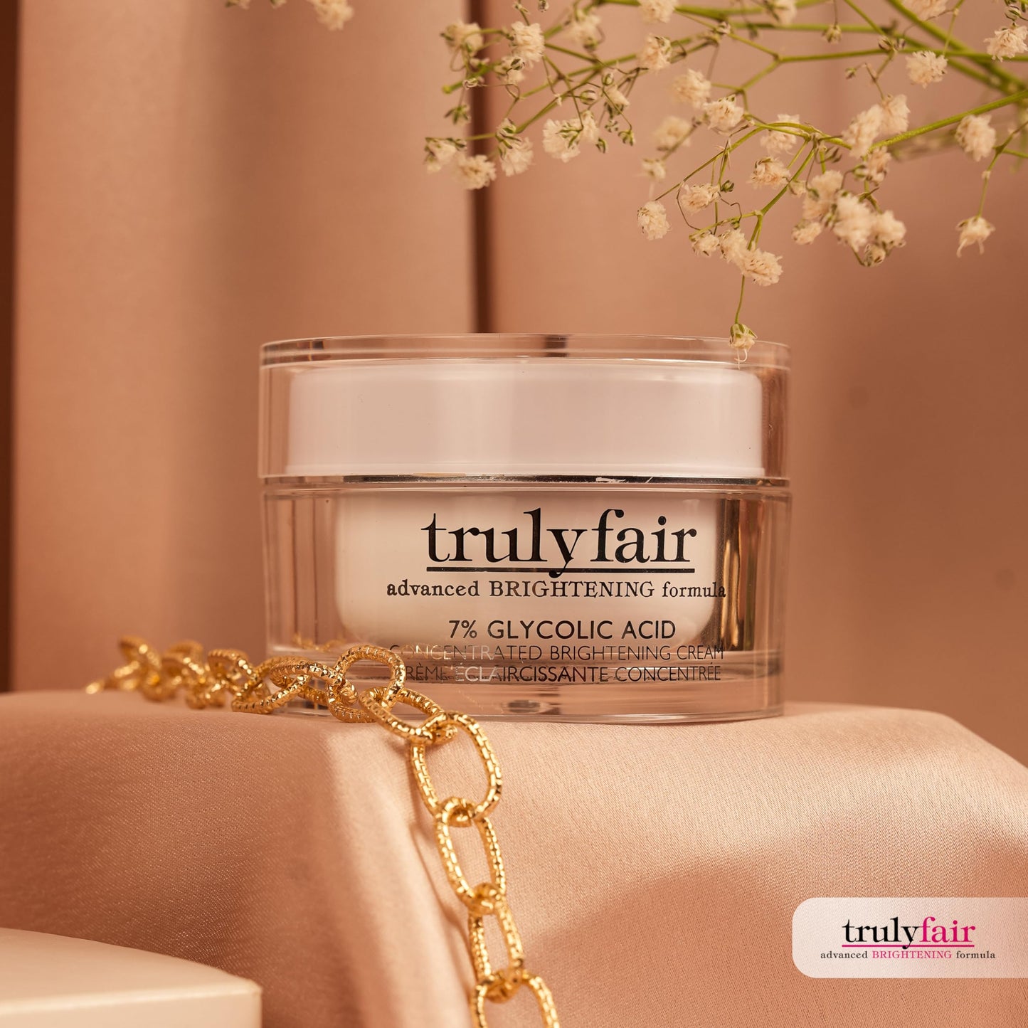 Truly fair 7% Glycolic Acid Concentrated Brightening Cream for women - Night cream - Shea Butter - Amino Acids - Paraben -free - 1.7 oz Beauty & Personal Care Truly Fair