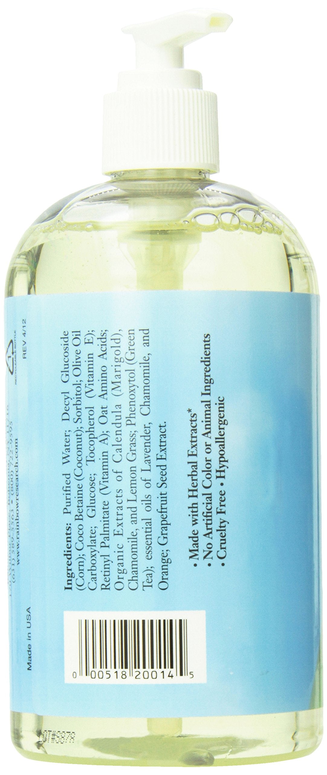 Rainbow Research Scented Organic Herbal Shampoo, 16 Fluid Ounce
