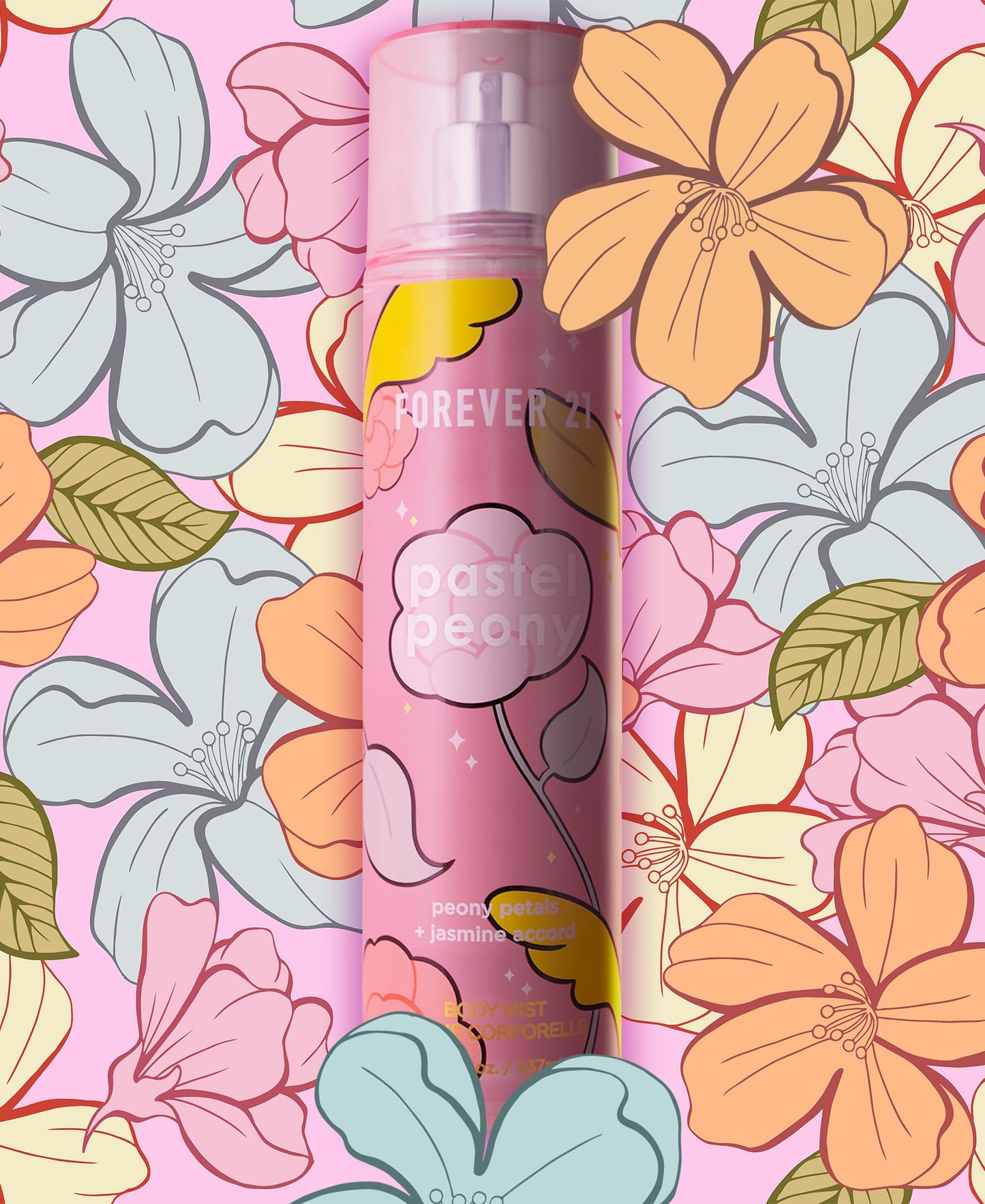 Pastel Peony Body Spray, 8 fl. oz., by Forever 21 Beauty & Personal Care Forever 21