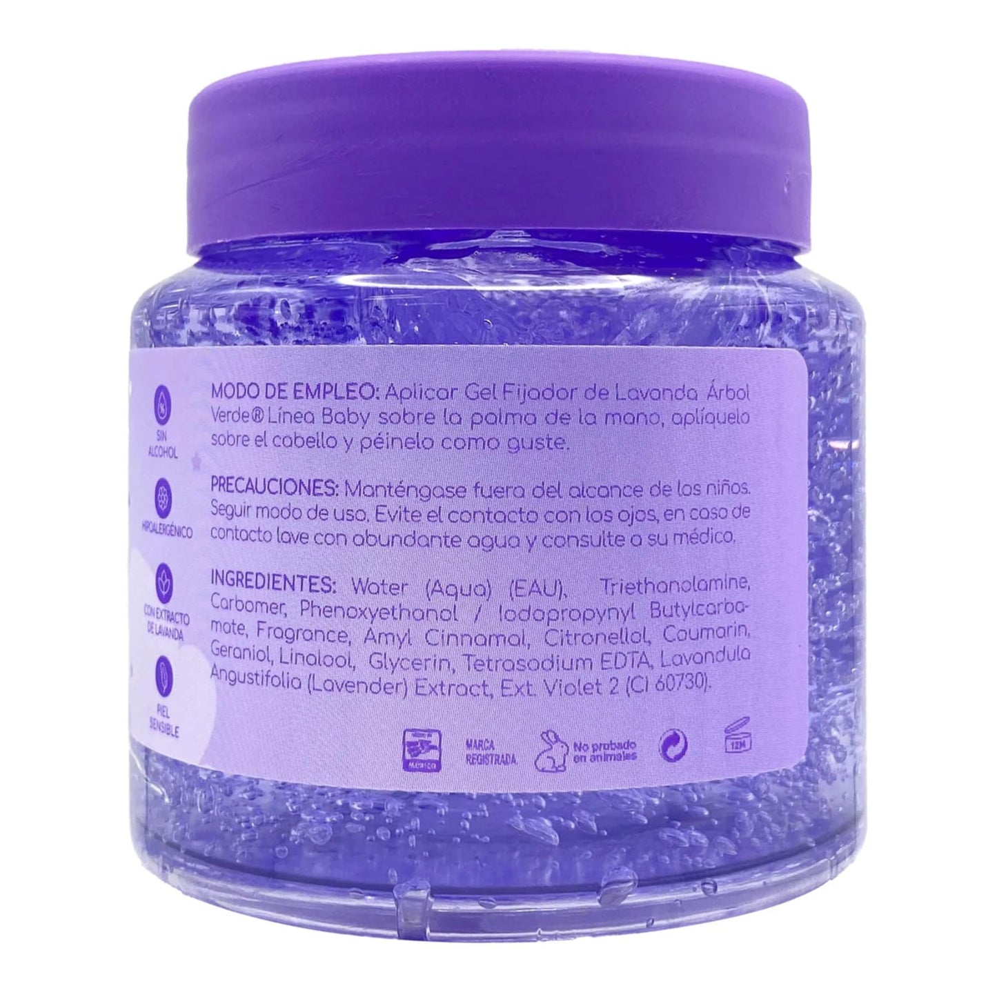 Arbol Verde Lavender Extract Baby Hair Gel - 8.8 oz, Gentle Baby Hair Products, Natural Hair Gel for Kids, Softens and Styles - Gel Fijador con Beauty & Personal Care Five Brothers Products