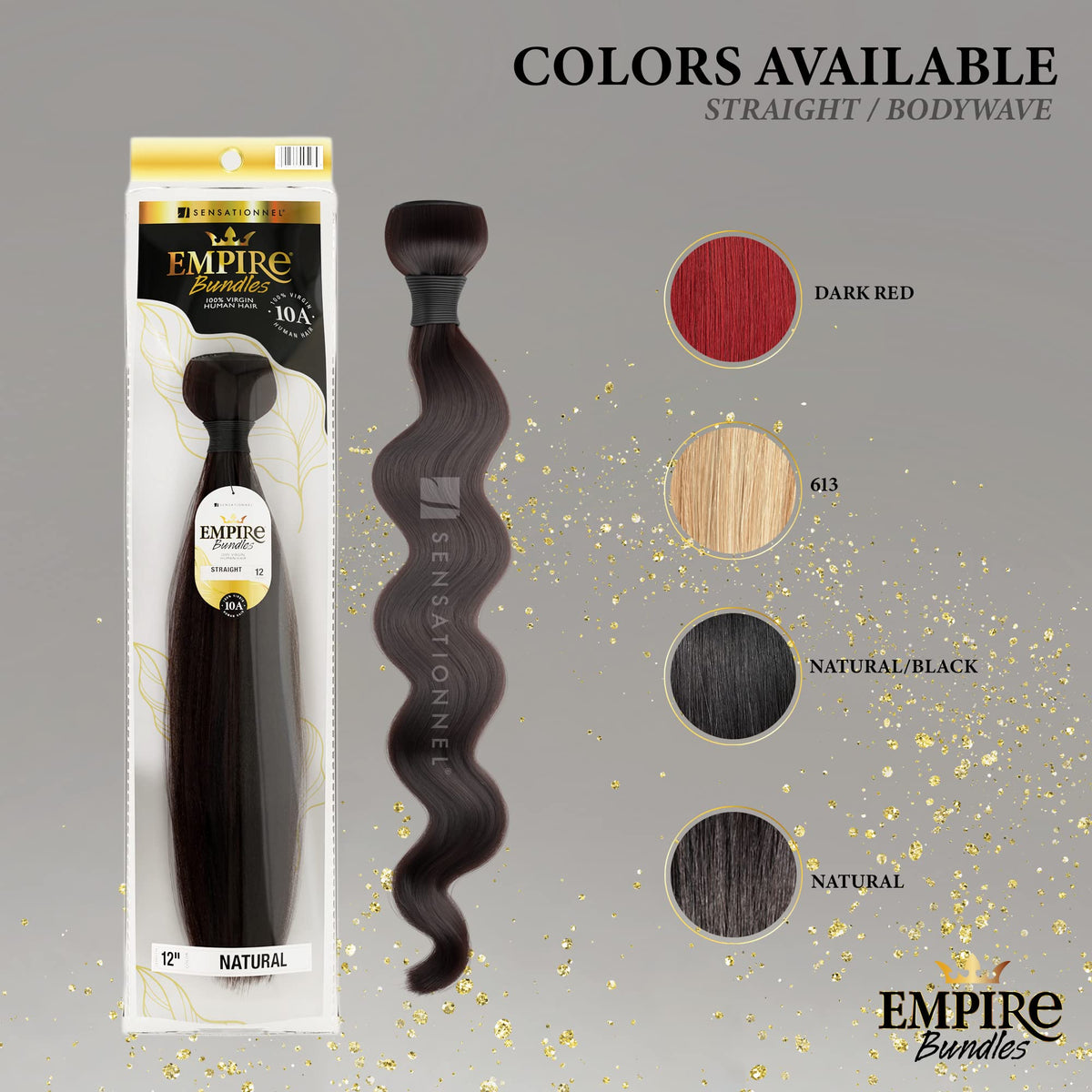 Sensationnel Empire Bundles-Body Wave,1 pack 10 inch, 613 BLONDE