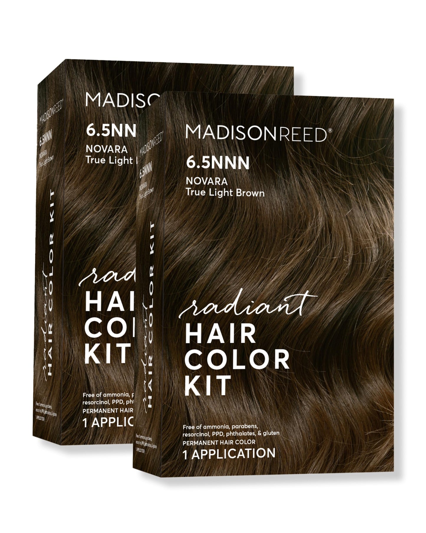 Madison Reed Radiant Hair Color Kit - 6.5NNN Medium Brown with Warm Golden Undertones (Novara Light Brown), 100% Gray Hair Coverage | PPD-Free Beauty & Personal Care Madison Reed