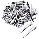 BronaGrand 60pcs Silver Large Long Alligator Hair Clip with Teeth for Arts & Crafts Projects, Dry Hanging Clothing, Office Paper Document Beauty & Personal Care BronaGrand
