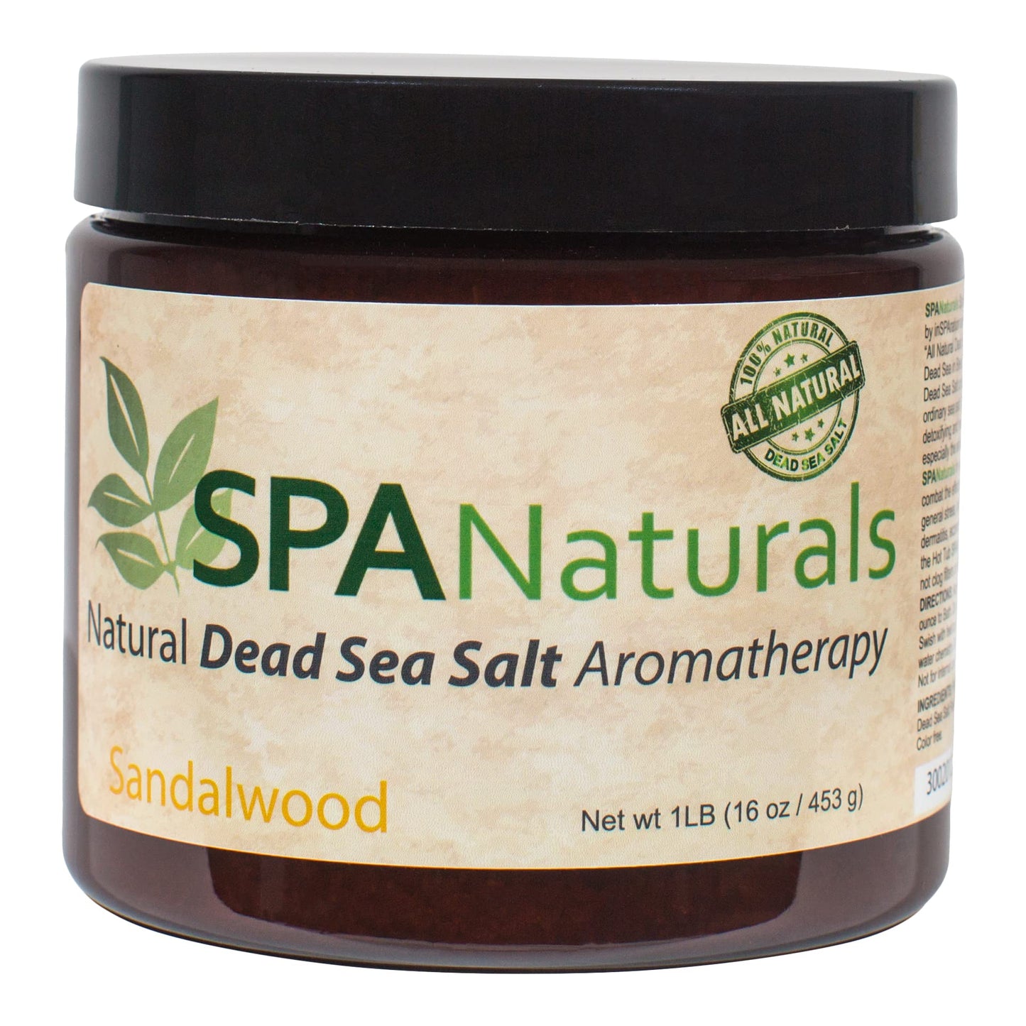 InSPAration Spa Naturals Dead Sea Salt Sandalwood Aromatherapy Crystals (1 lb) Beauty & Personal Care InSPAration